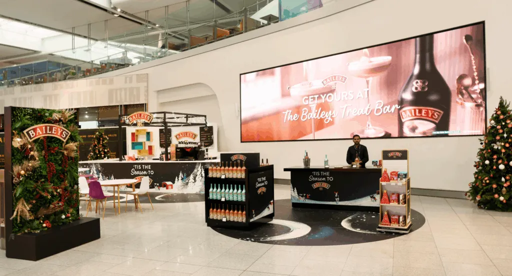 Baileys unveils festive bottle and treat stop at Dublin Airport