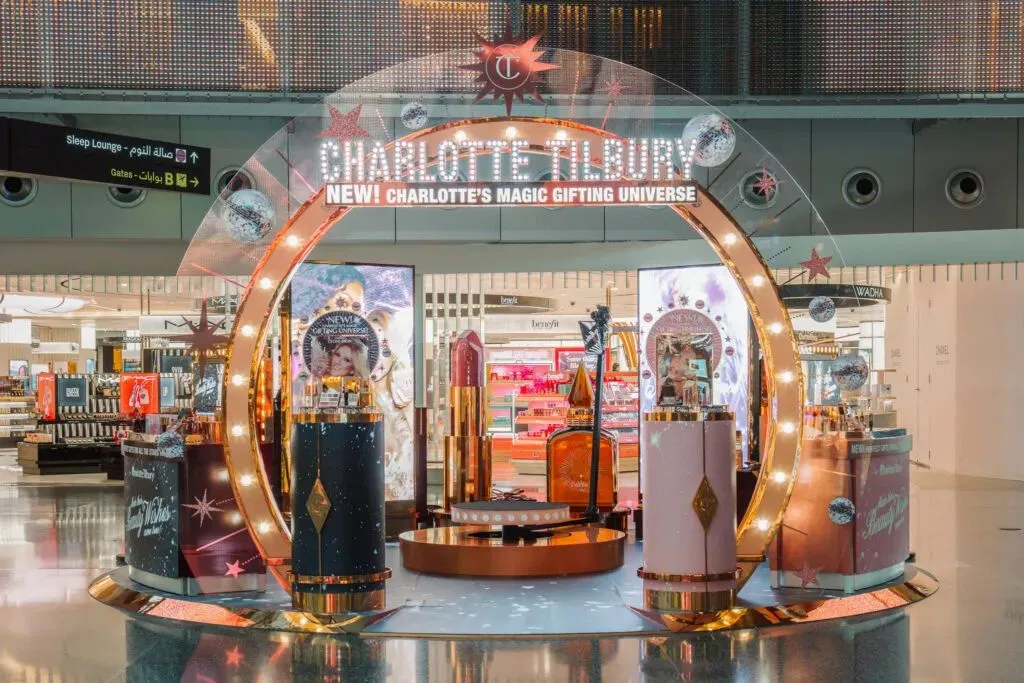 Qatar Duty Free and Charlotte Tilbury feature exclusive festive pop-up