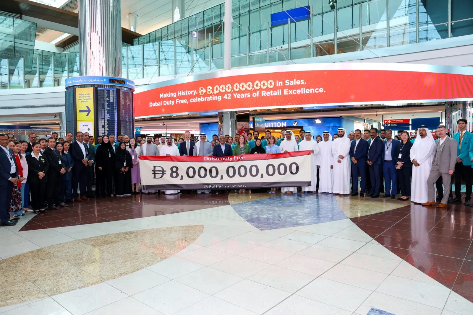 Dubai Duty Free sales cross AED8bn for the first time