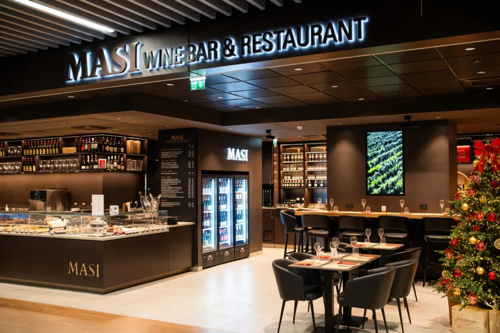 Masi wine bar and restaurant opens at Verona Airport