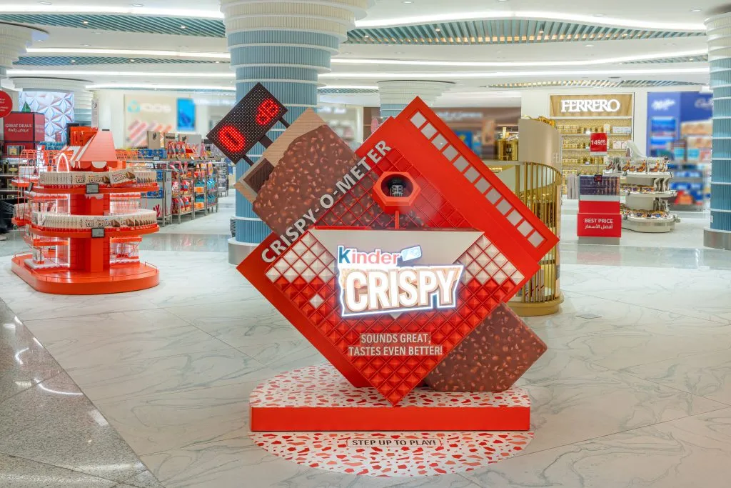 Ferrero Travel Market and Gebr. Heinemann debut Kinder Crispy in GTR at Jeddah airport