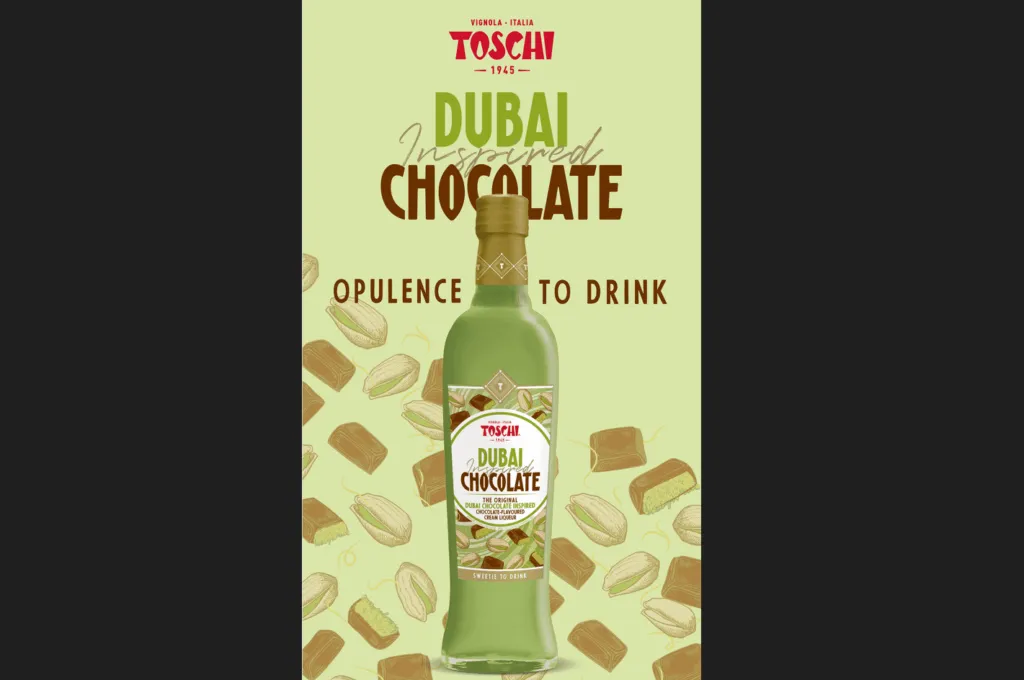 Toschi launches Dubai-inspired chocolate cream liqueur with Heinemann Italia