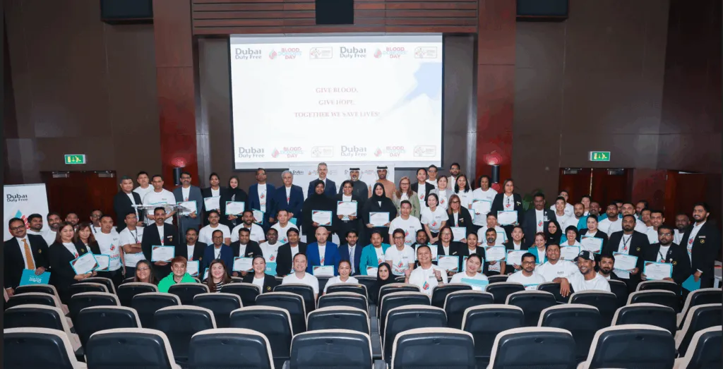 Dubai Duty Free honours long-serving blood donors on World Blood Donors Day