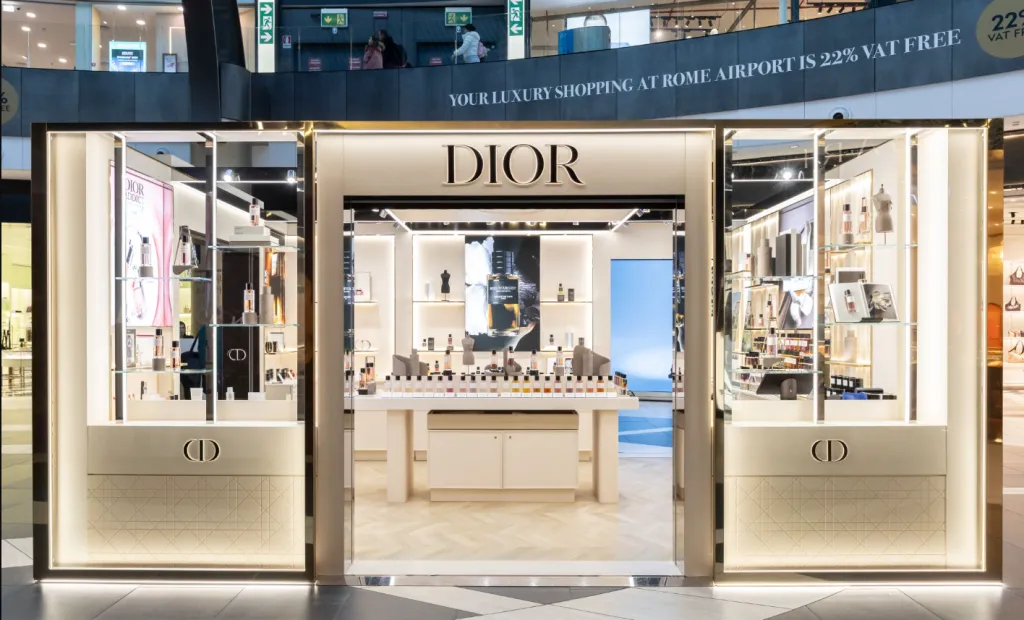 Lagardère Travel Retail Italia opens Dior pop-up at Rome Fiumicino