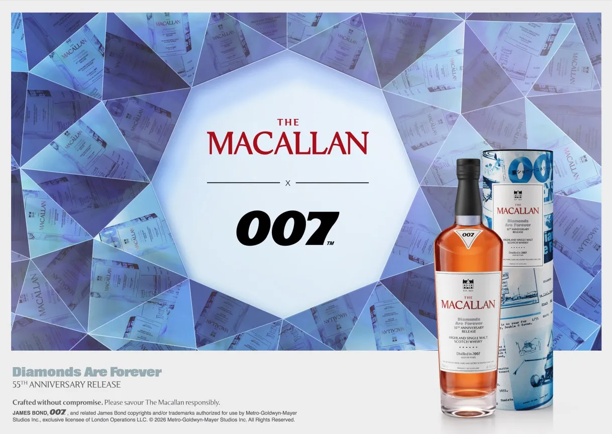 The Macallan unveils James Bond anniversary edition exclusively at