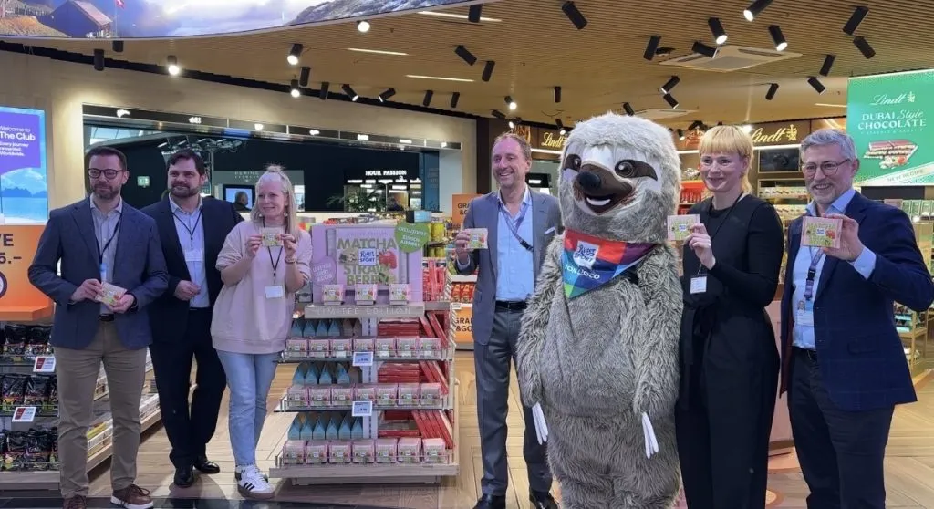 Ritter Sport and Avolta unveil Zurich Airport exclusive Matcha Strawberry bar