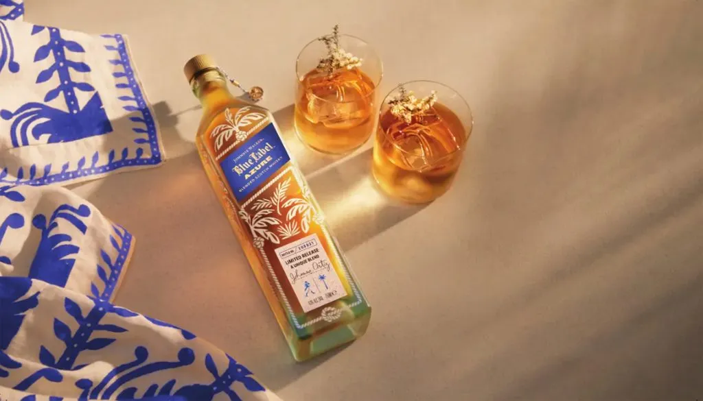 Johnnie Walker unveils travel retail-exclusive Blue Label Azure