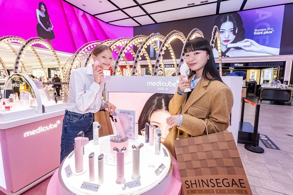 Shinsegae Duty Free anchors Myeongdong flagship with permanent Medicube experience