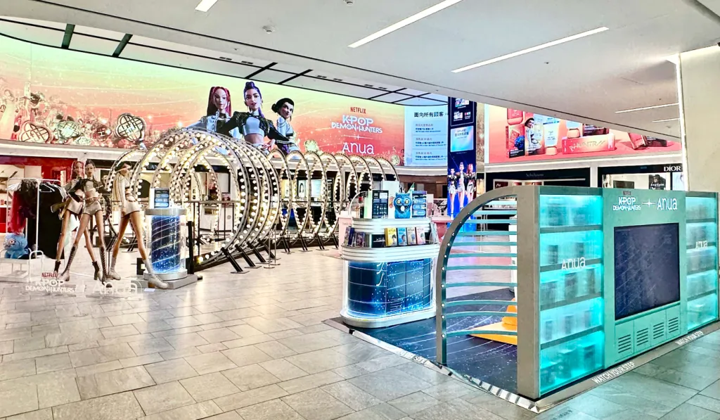 Shinsegae Duty Free launches ANUA x Kpop Demon Hunters pop-up in Myeongdong