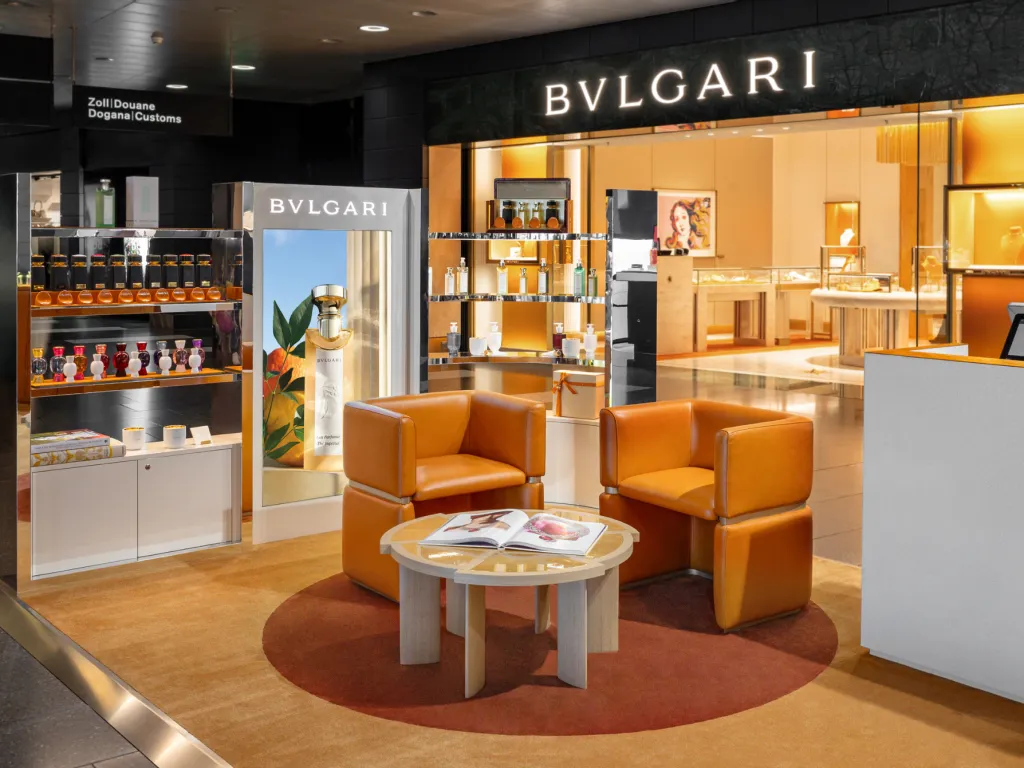 Bulgari brings tea-infused scent to Zurich Airport