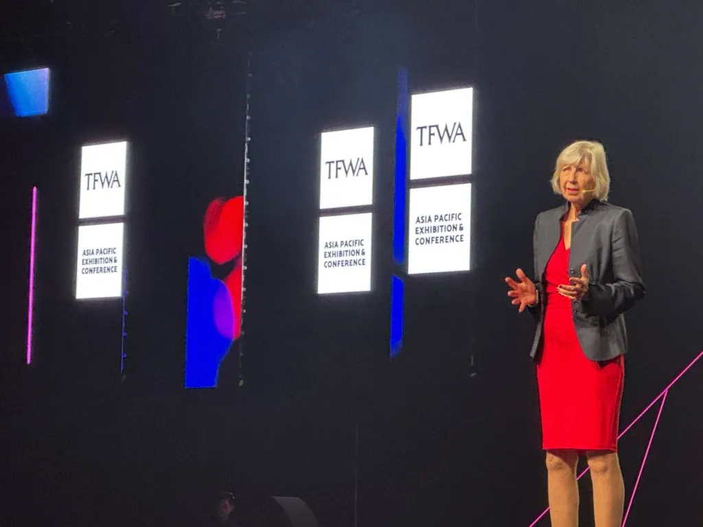 A view of the future: TFWA President Sarah Branquinho opens TFWA Asia Pacific
