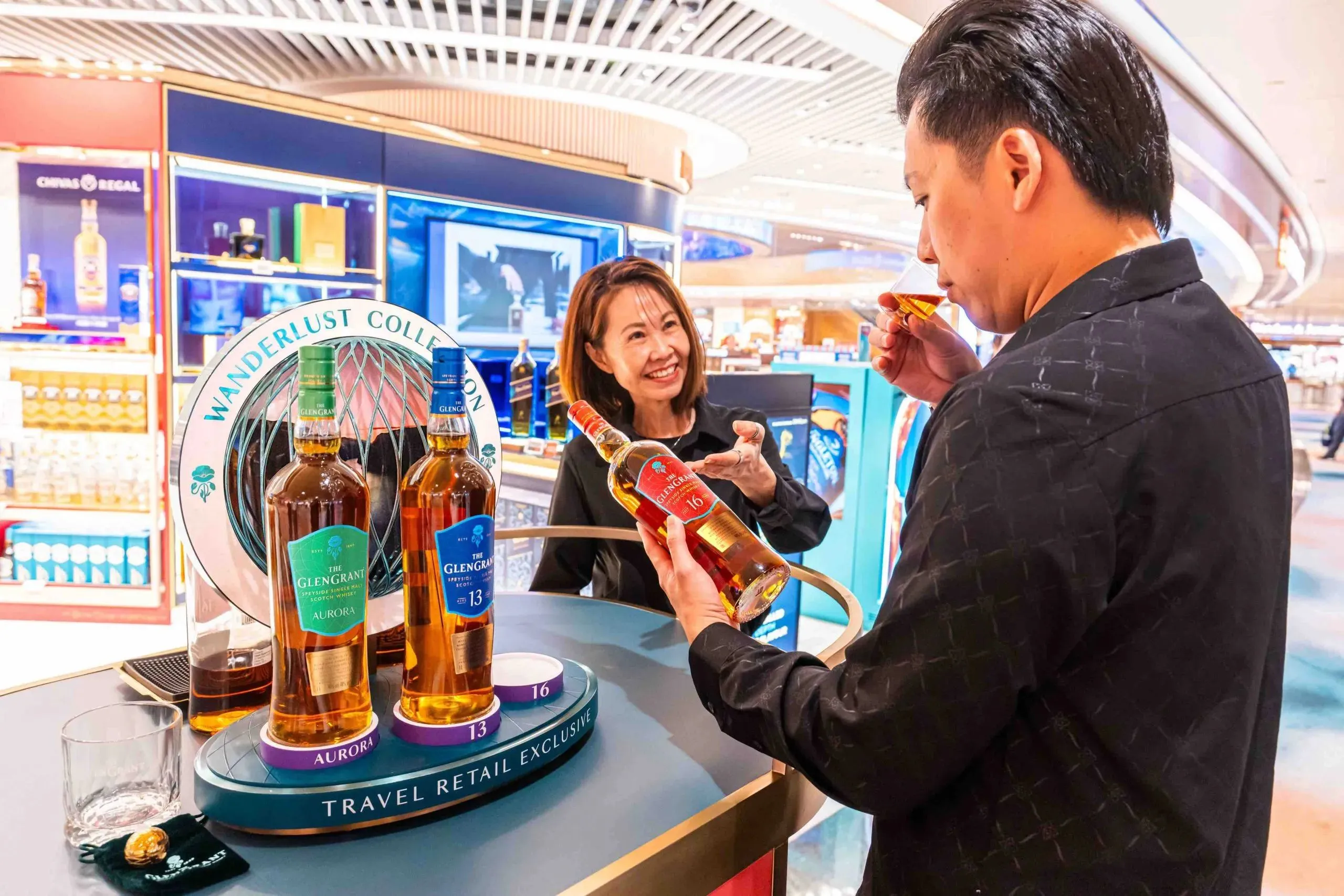 The Glen Grant debuts first ever permanent travel retail collection