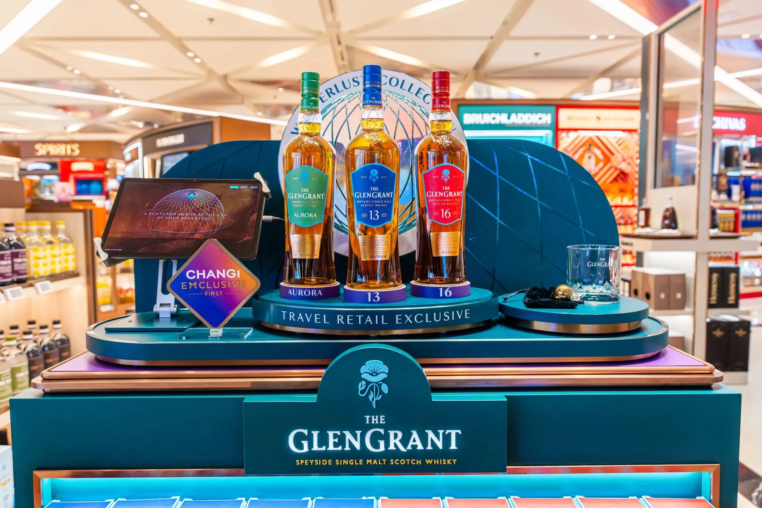 The Glen Grant debuts first ever permanent travel retail collection