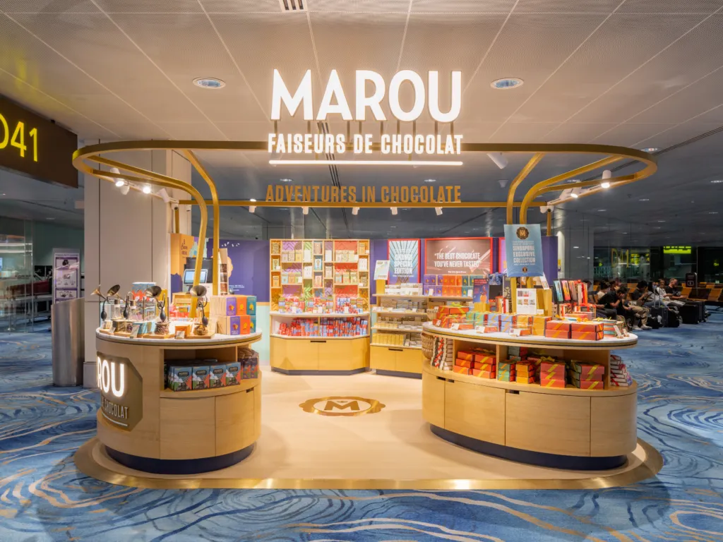 Maison Marou makes travel retail debut at Singapore Changi Airport